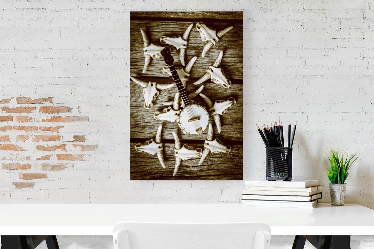 Playing up a country scene Reproduction