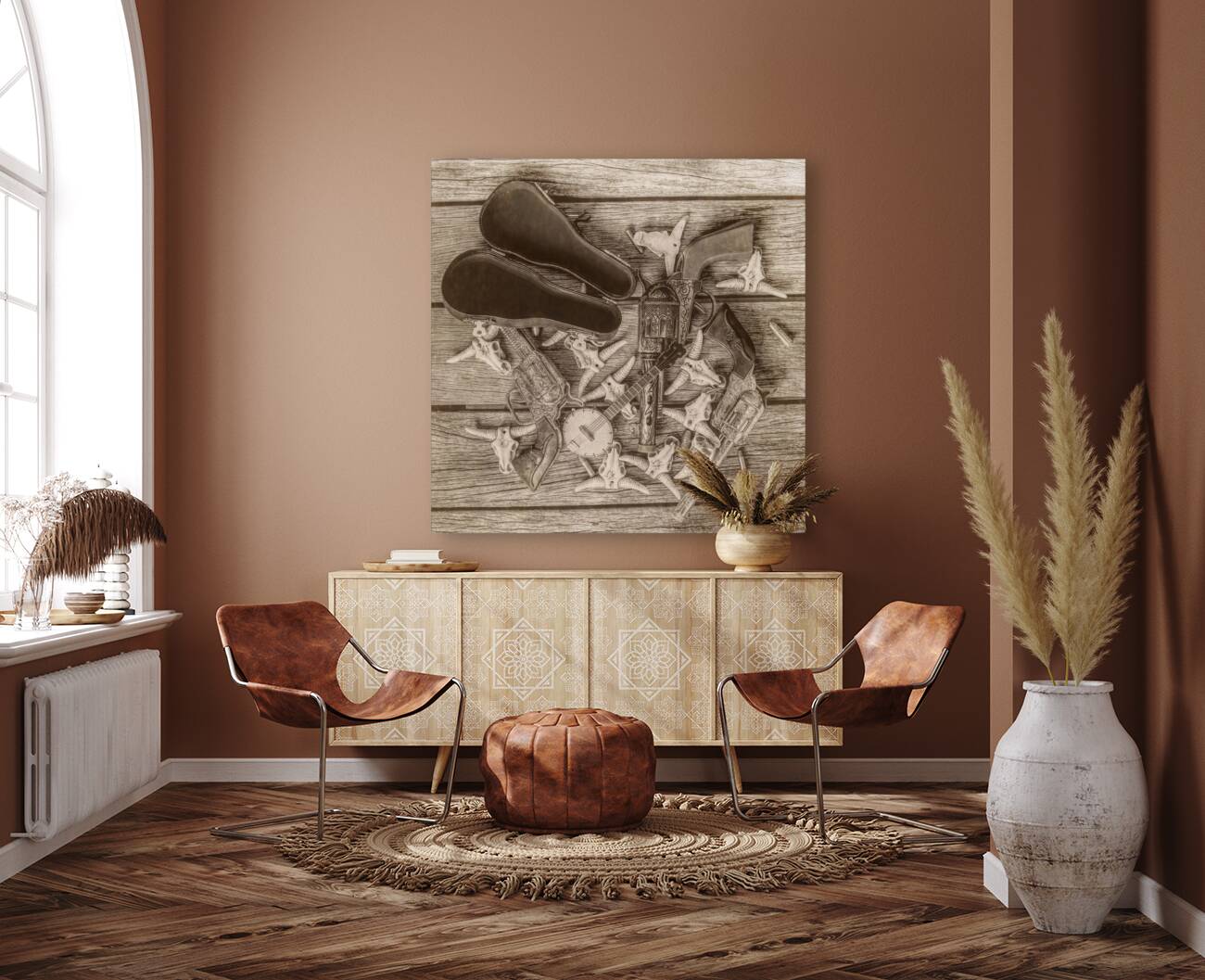 Rustic western charm Reproduction