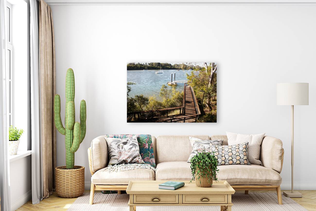 Tranquil River Boardwalk Reproduction