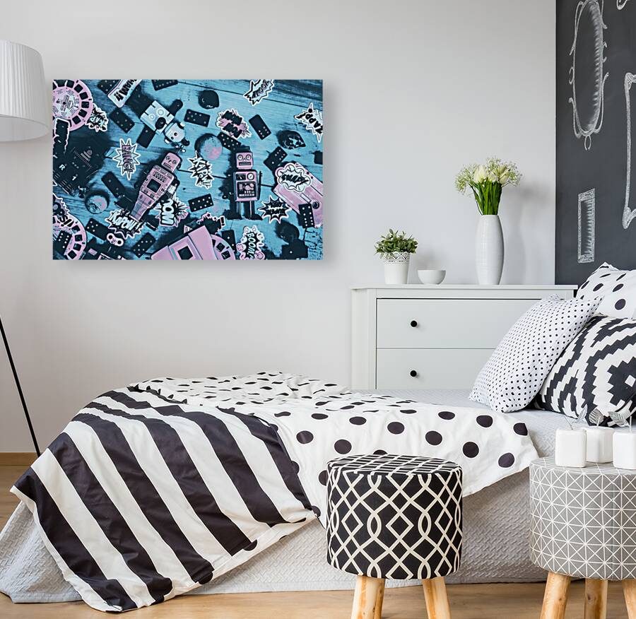 Robot Comic Strip Reproduction