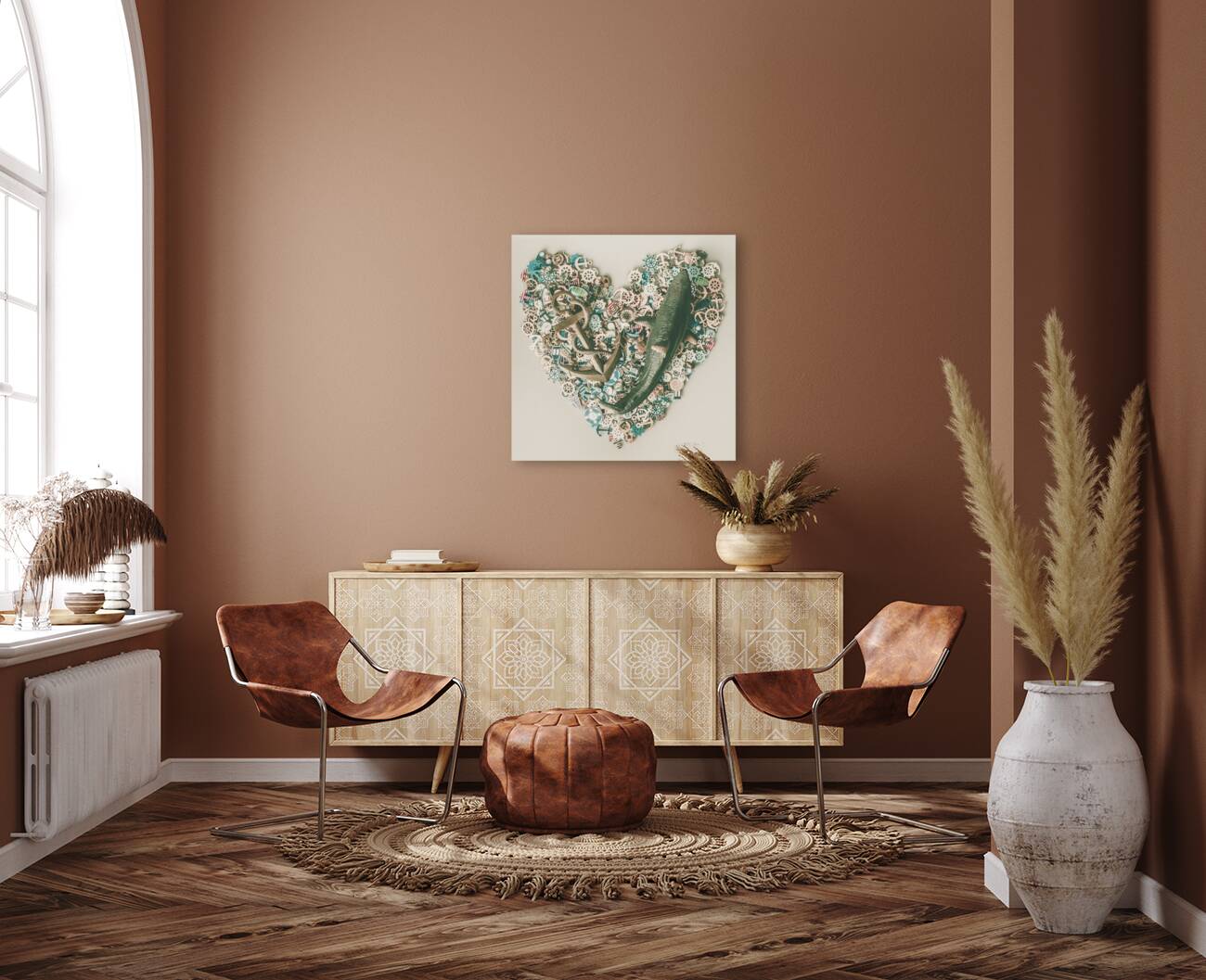 Hearts and anchors Reproduction