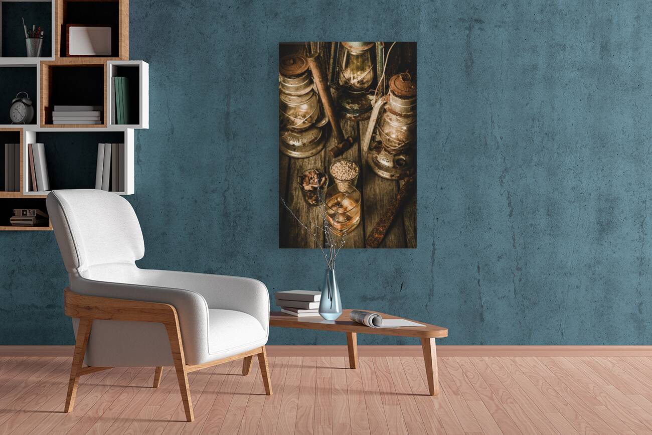 Weathered wooden whisky  Reproduction