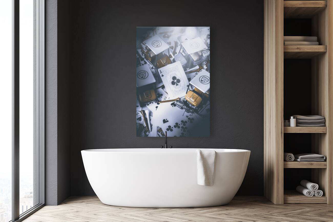 Cards tees and clubs Reproduction