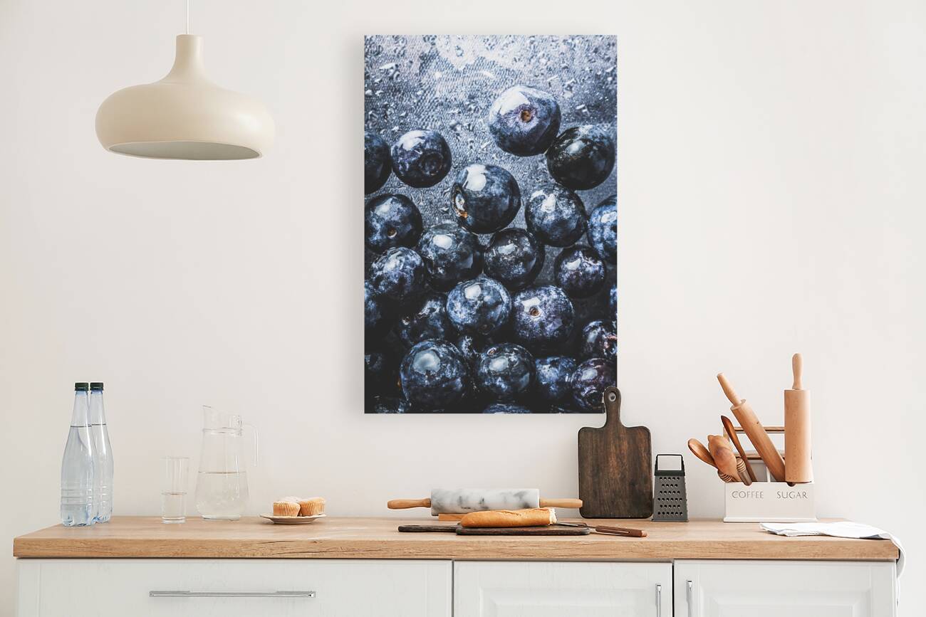 Deepest blacks are blue Reproduction