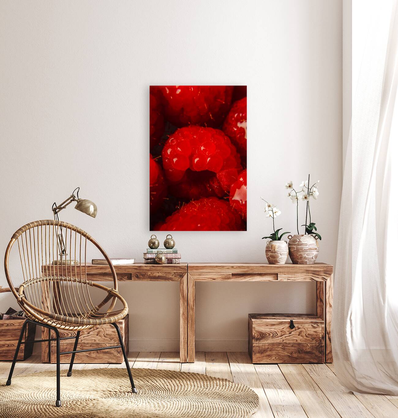 Raspberry macro Reproduction