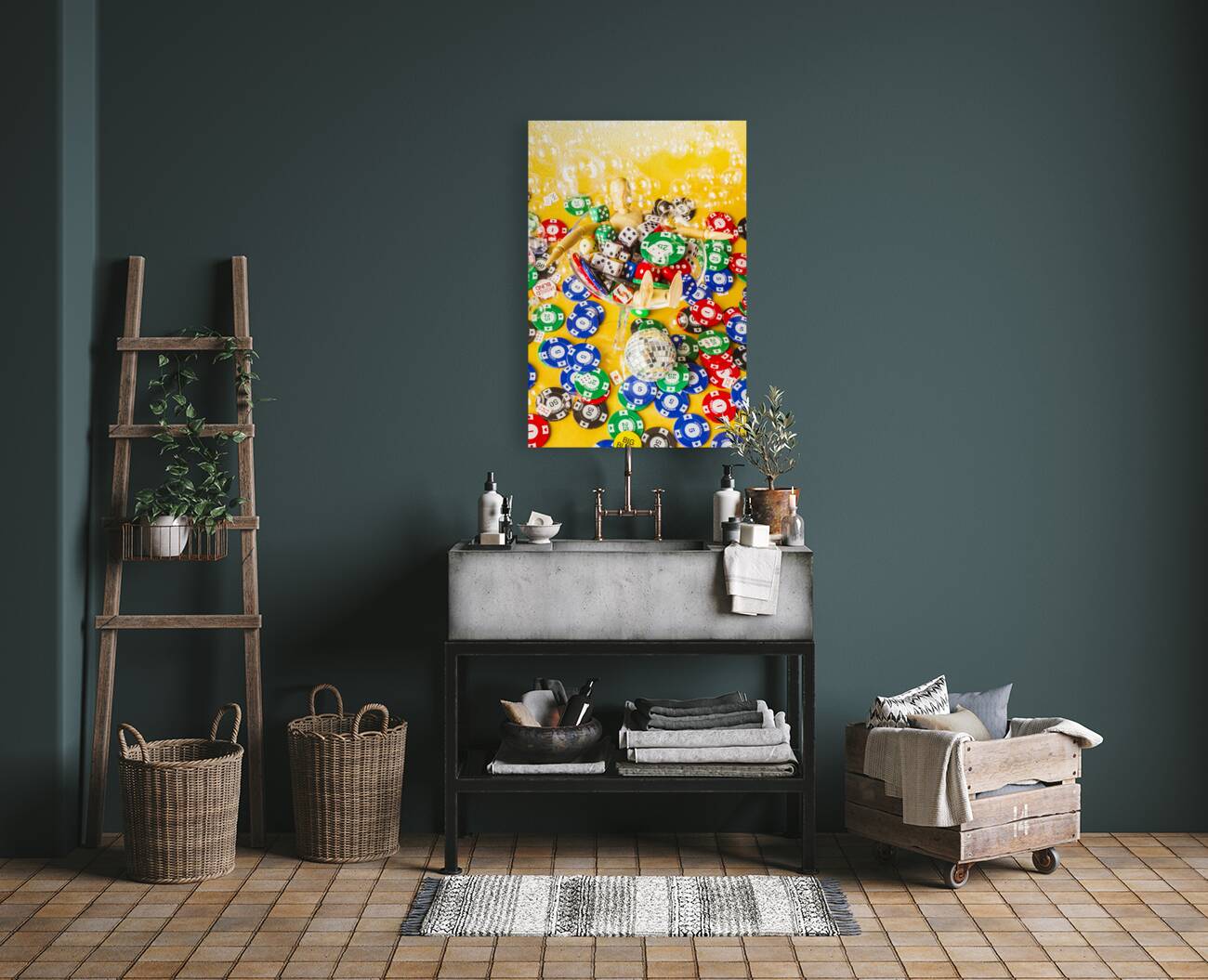 Bubbly bath Reproduction