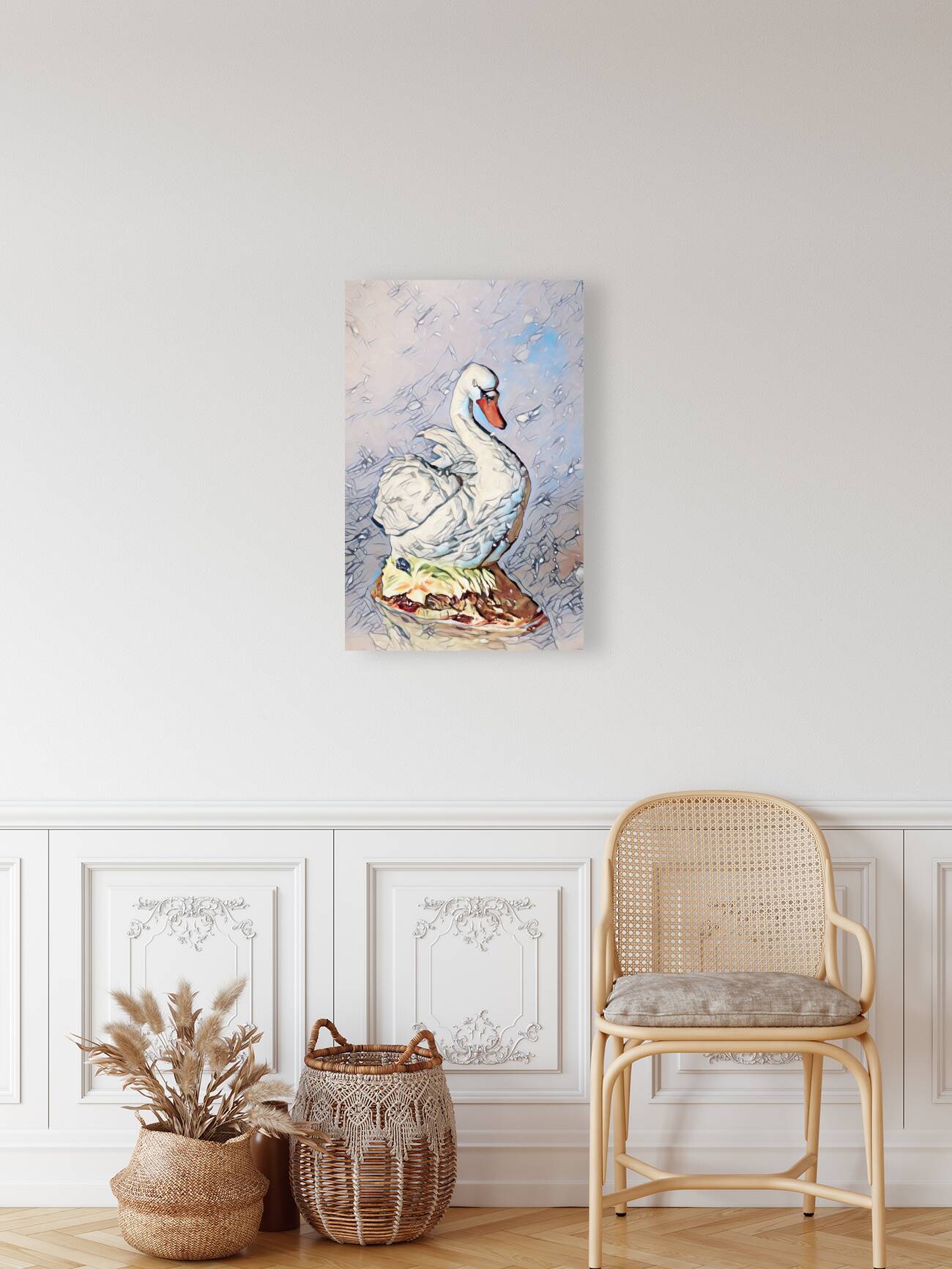 Lines the waters Reproduction