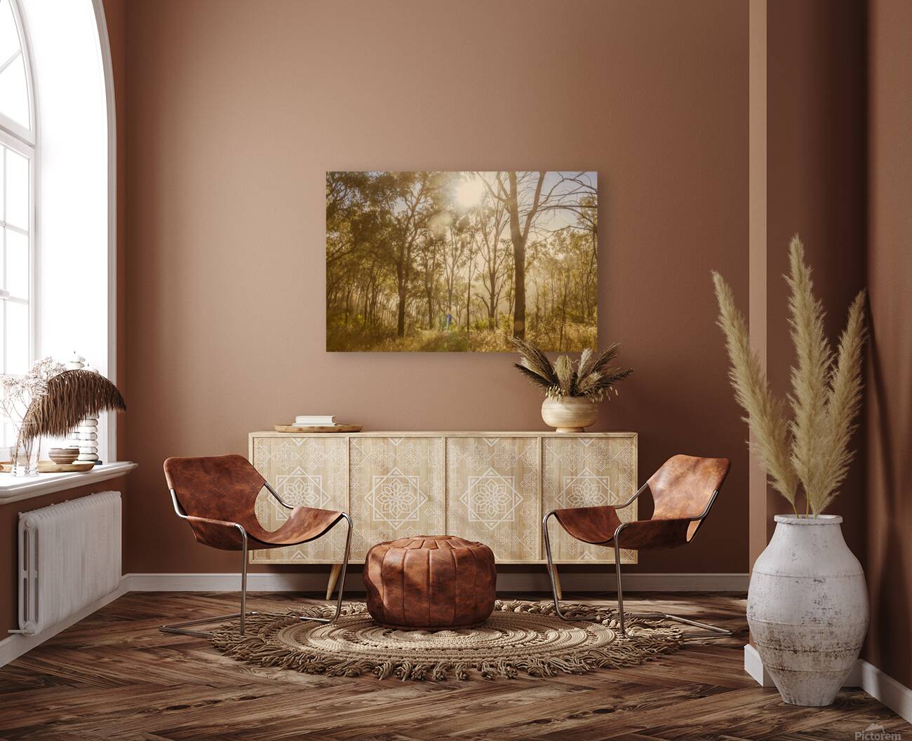 Sunflares And Foliage Reproduction