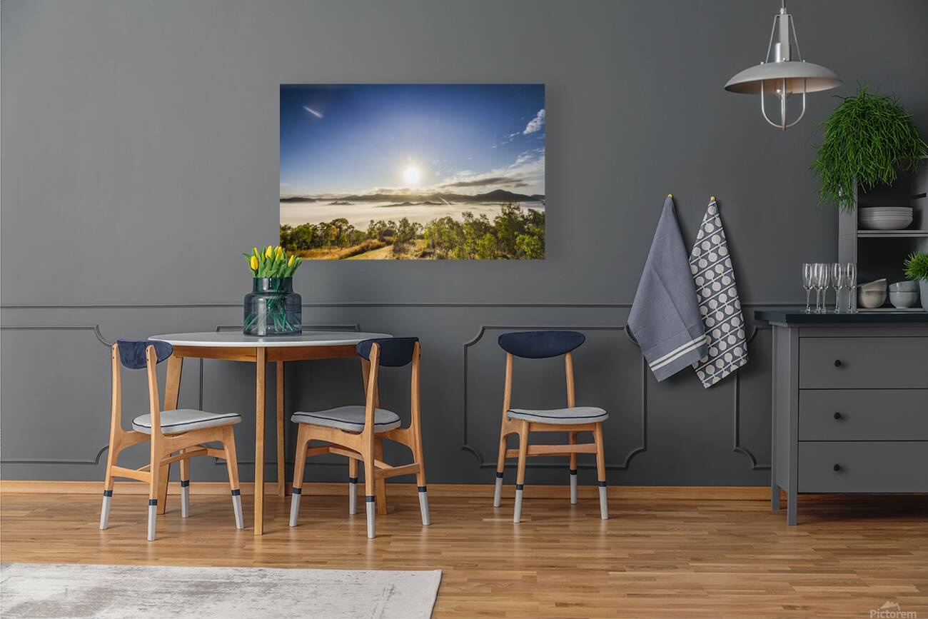 Rural Country Dawn Reproduction