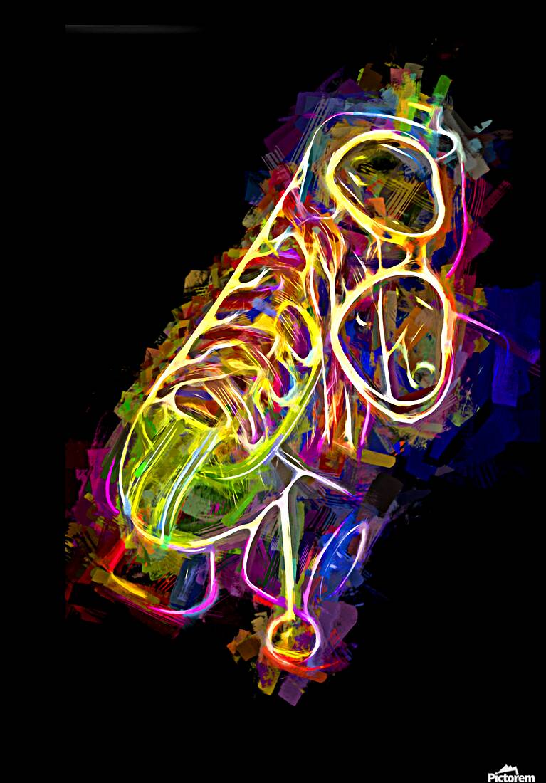 Night Disco At The Roller Rink Reproduction