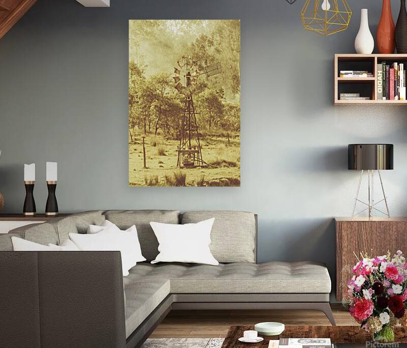 At The Rusty Ranch Reproduction