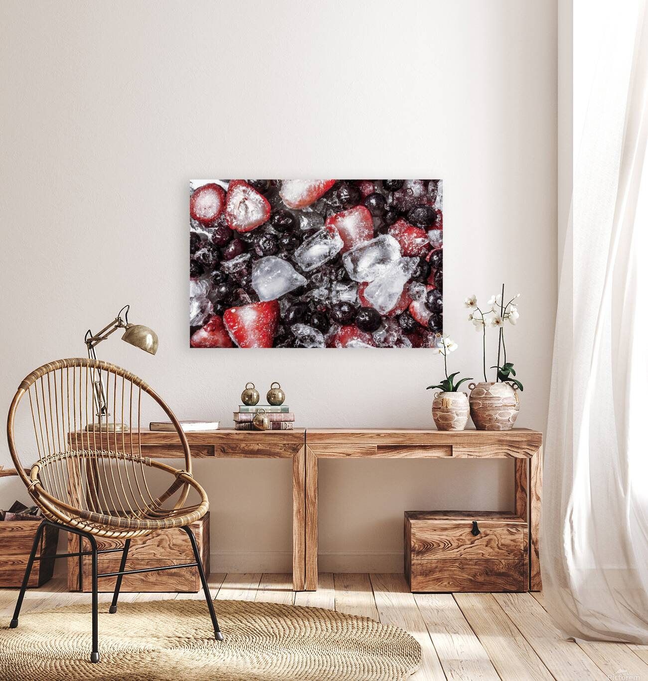 Berries And Ice Reproduction