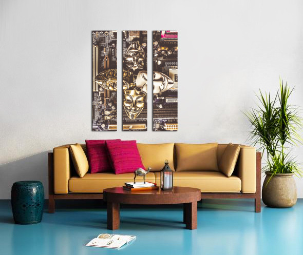 Redesigning the power systems Split Canvas print