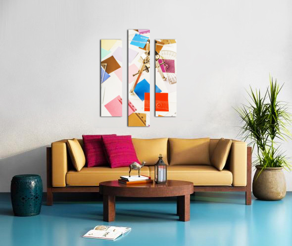 Design in abstract geometry Canvas print