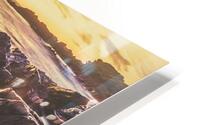 Sunset rock pools HD Metal print