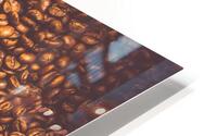 Roasted Australian coffee beans background HD Metal print
