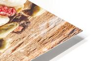 Rustic dried fruit and nut mix HD Metal print
