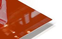 Industrial red HD Metal print