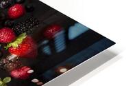 Berries on black HD Metal print