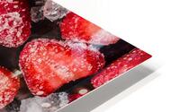 Frozen Strawberries HD Metal print