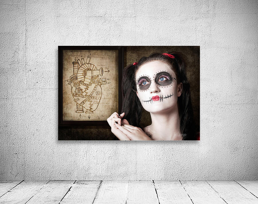 Sugar skull mechanical romance Wall Preview
