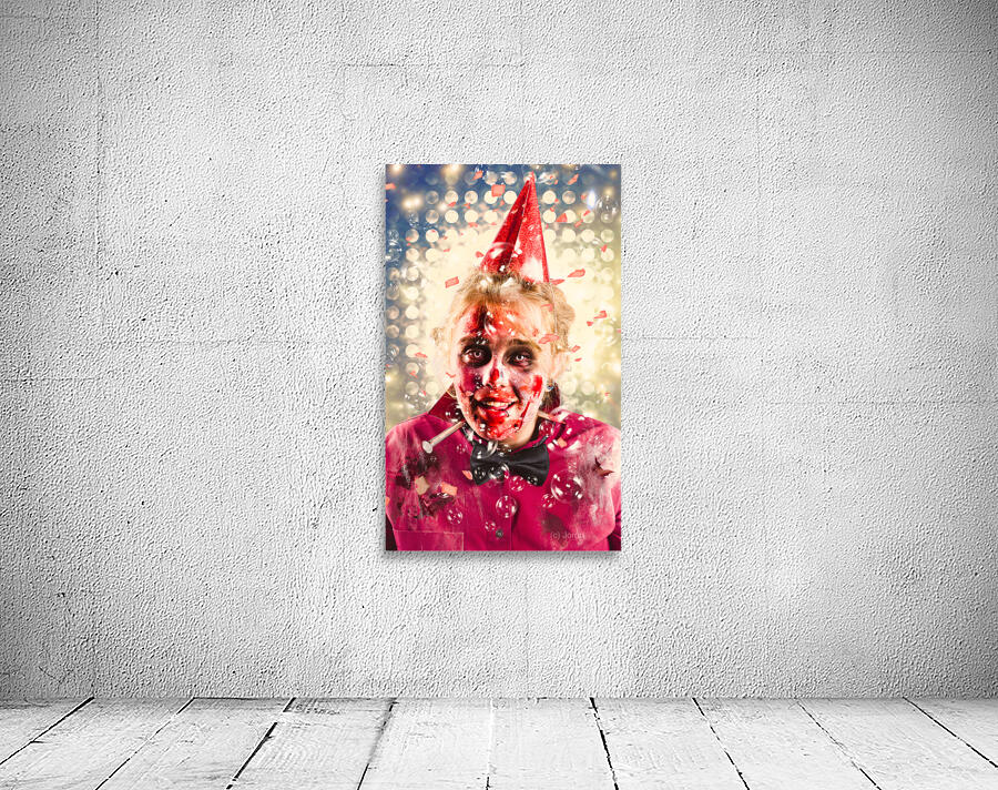 Possessed dead girl at nightclub wake. Monster rave Wall Preview