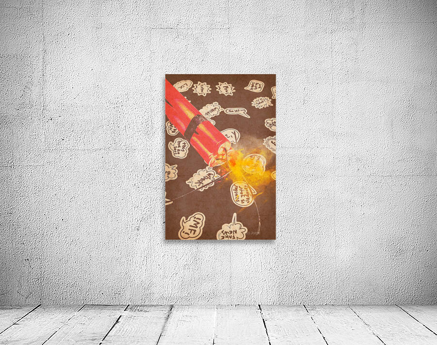 Fiery fuse Wall Preview