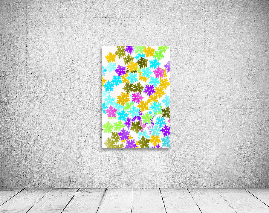 Festive flakes Wall Preview