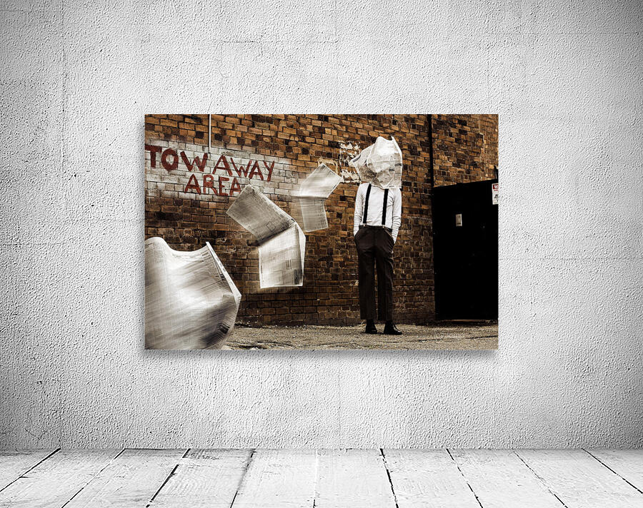 Blinded By The News Headlines Wall Preview