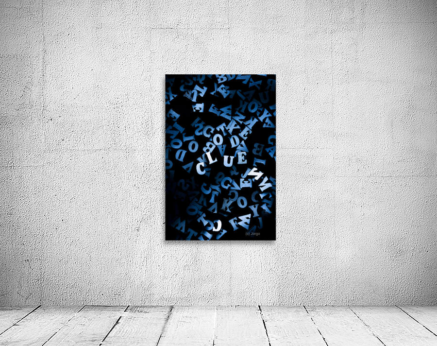 Blue clue Wall Preview