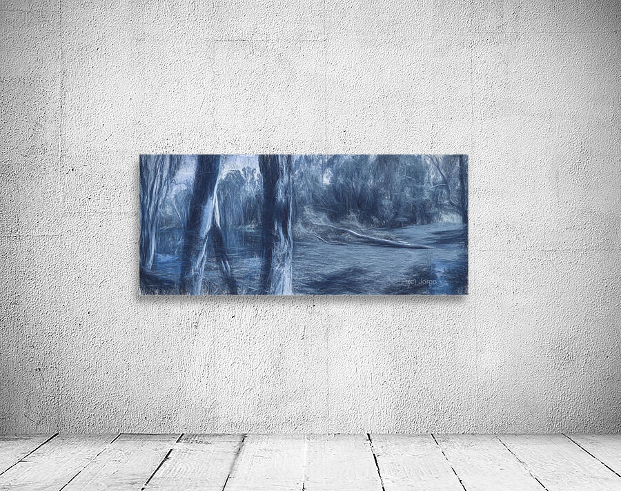 Reflections from blue yonder Wall Preview