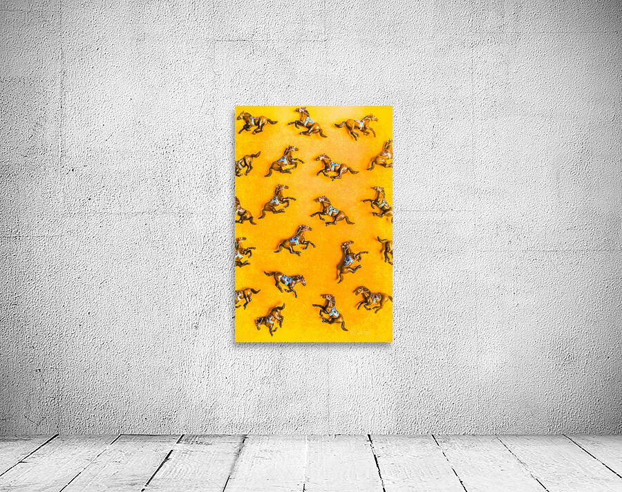 Patterned race derby Wall Preview