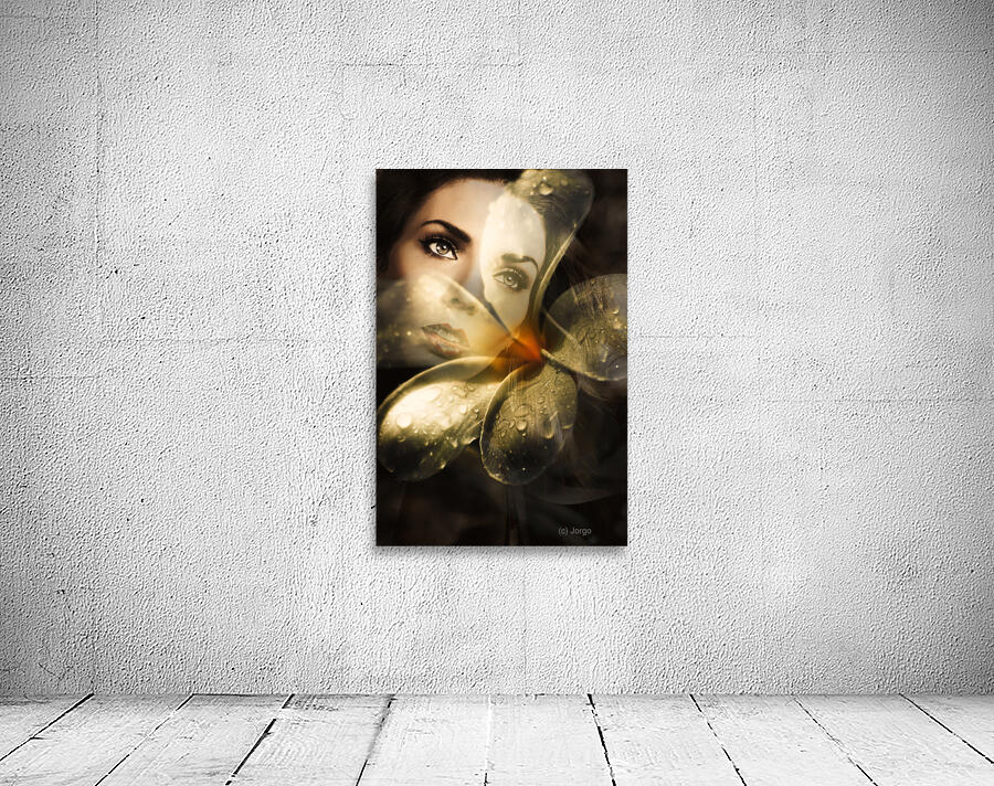 Organic makeup and skincare girl Wall Preview