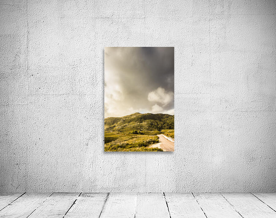 Tasmanian Mountain Against Dramatic Sky Wall Preview