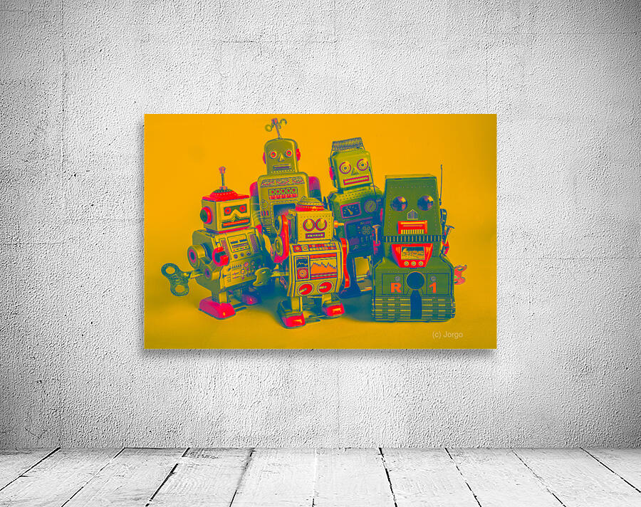 Ro-bits and bots Wall Preview