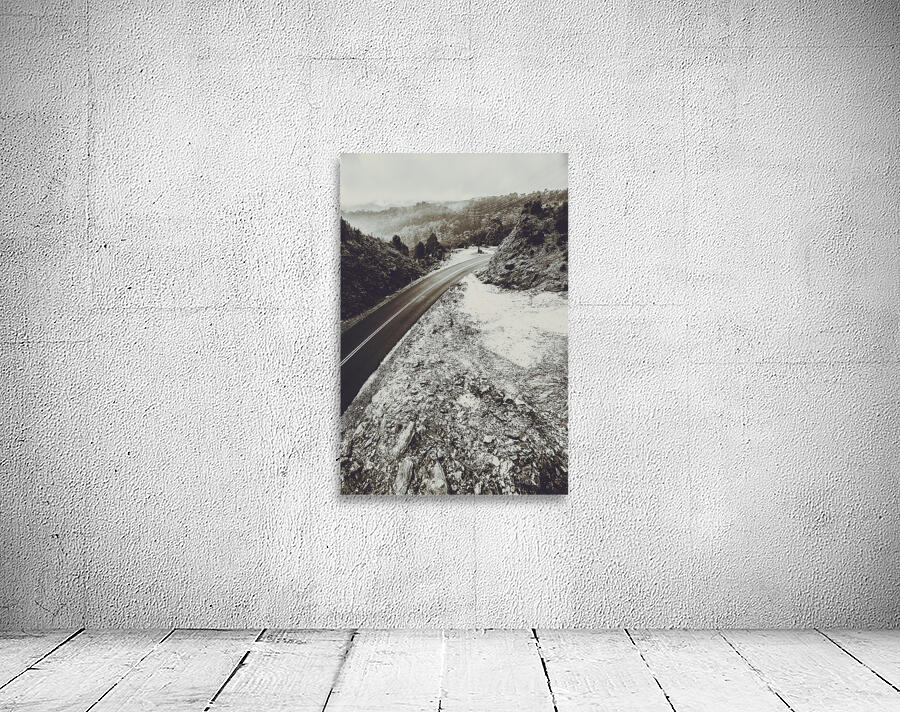 Winter weather road Wall Preview