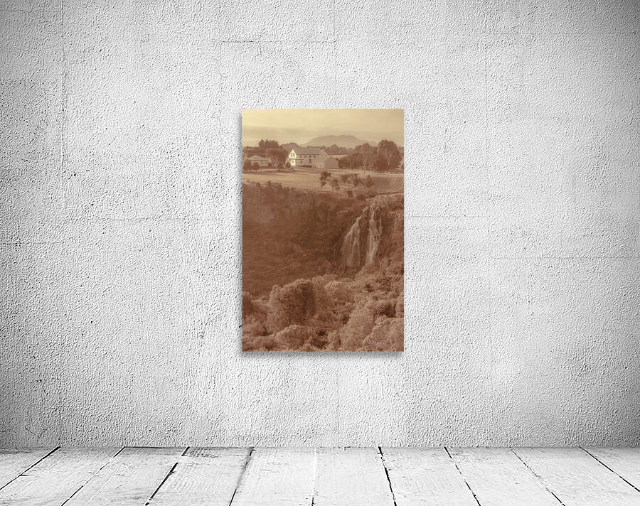 Old rural town of Waratah in Tasmania Australia Wall Preview