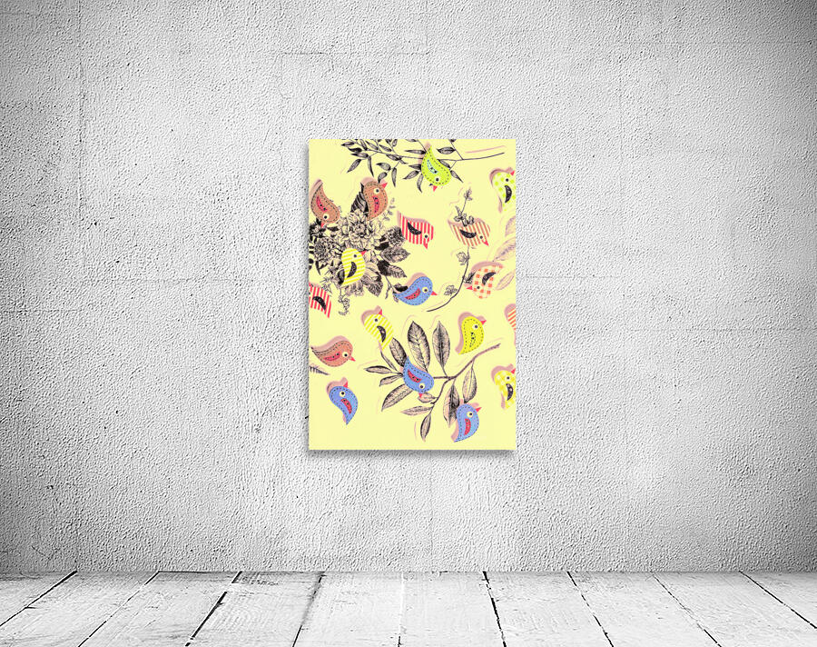 Button bird aviary Wall Preview