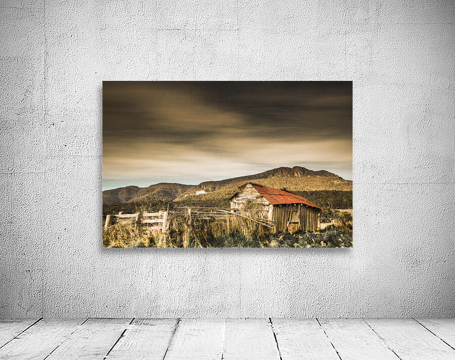 Beauty in rural dilapidation Wall Preview