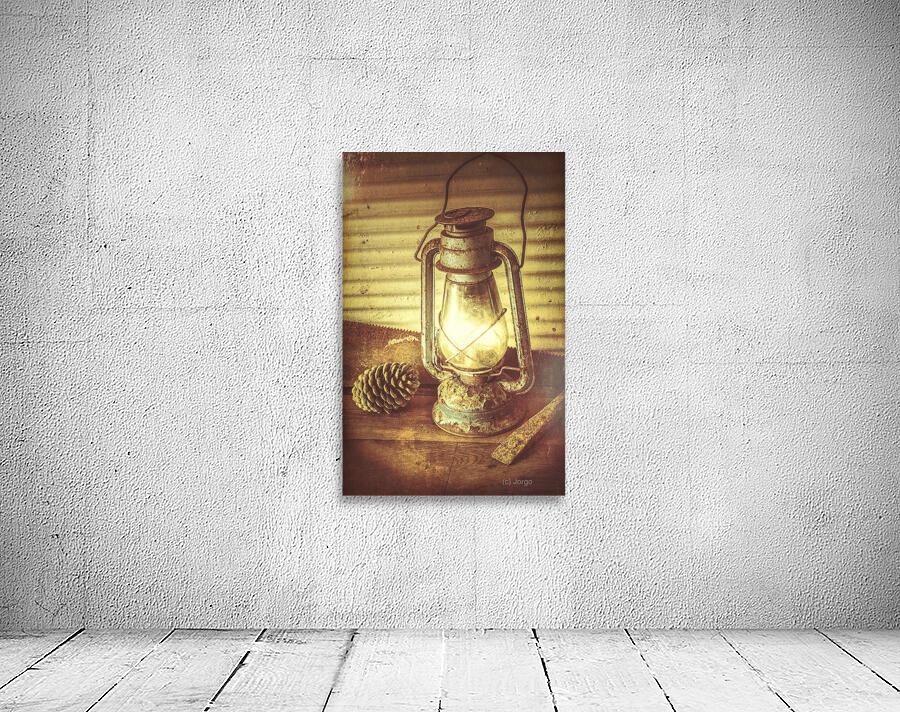 Early settler oil lamp Wall Preview