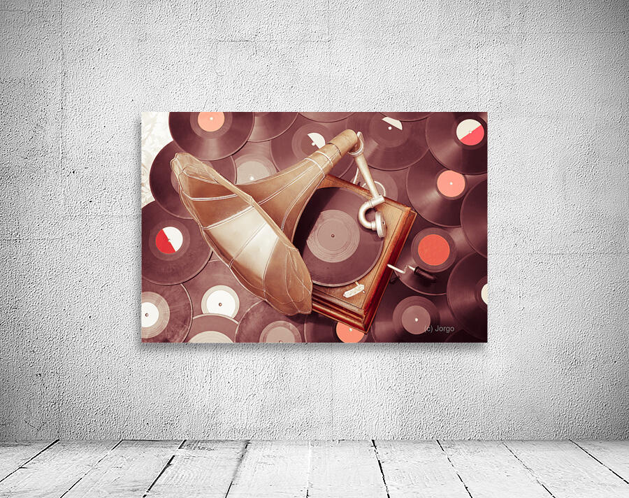 Phonograph music player Wall Preview