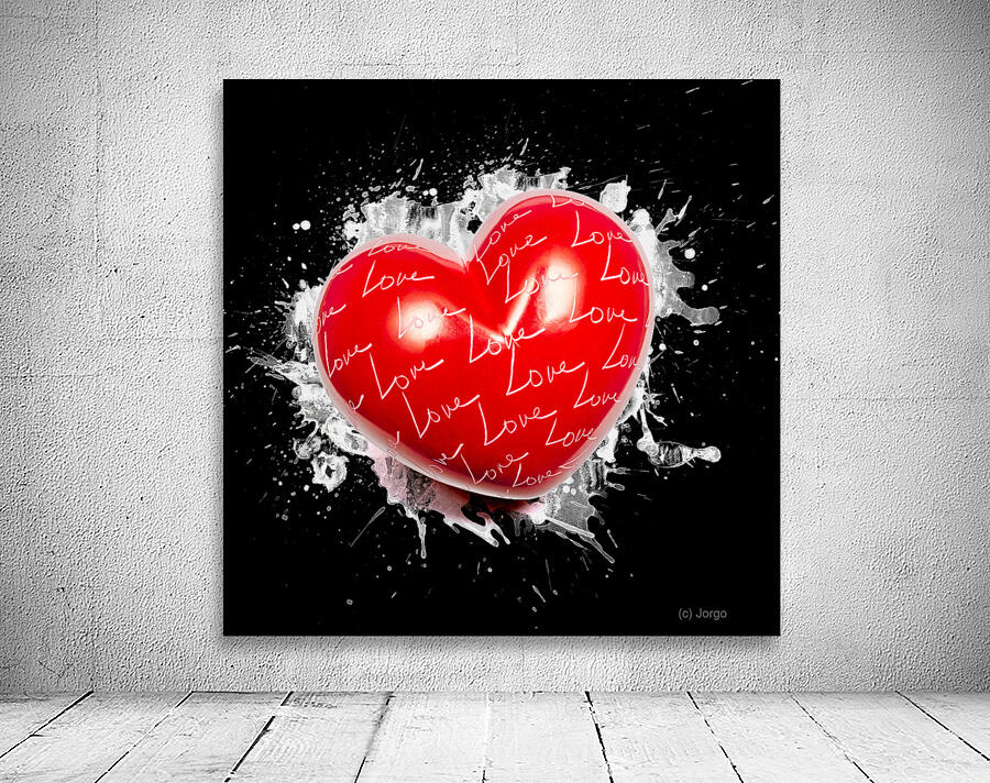 Heart art Wall Preview