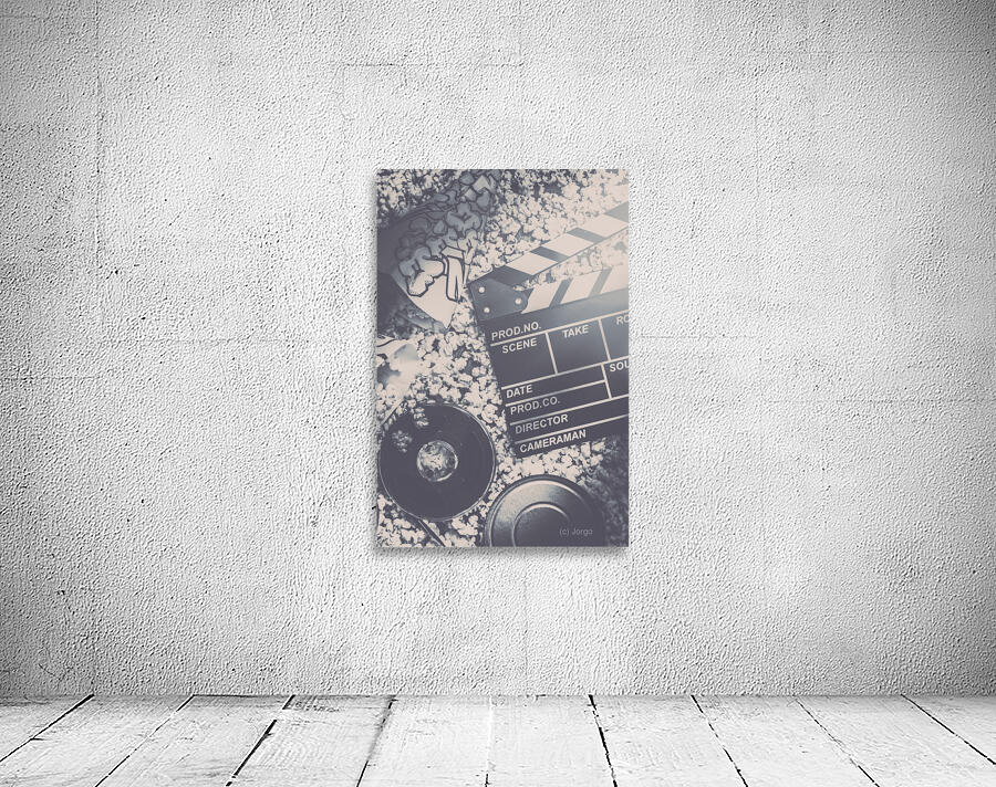 Vintage film production Wall Preview