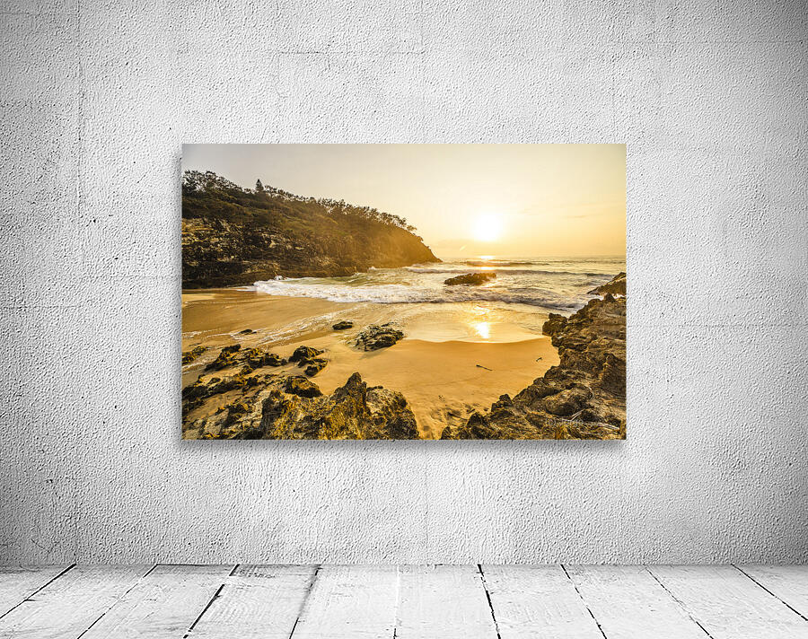 Golden seascape Wall Preview