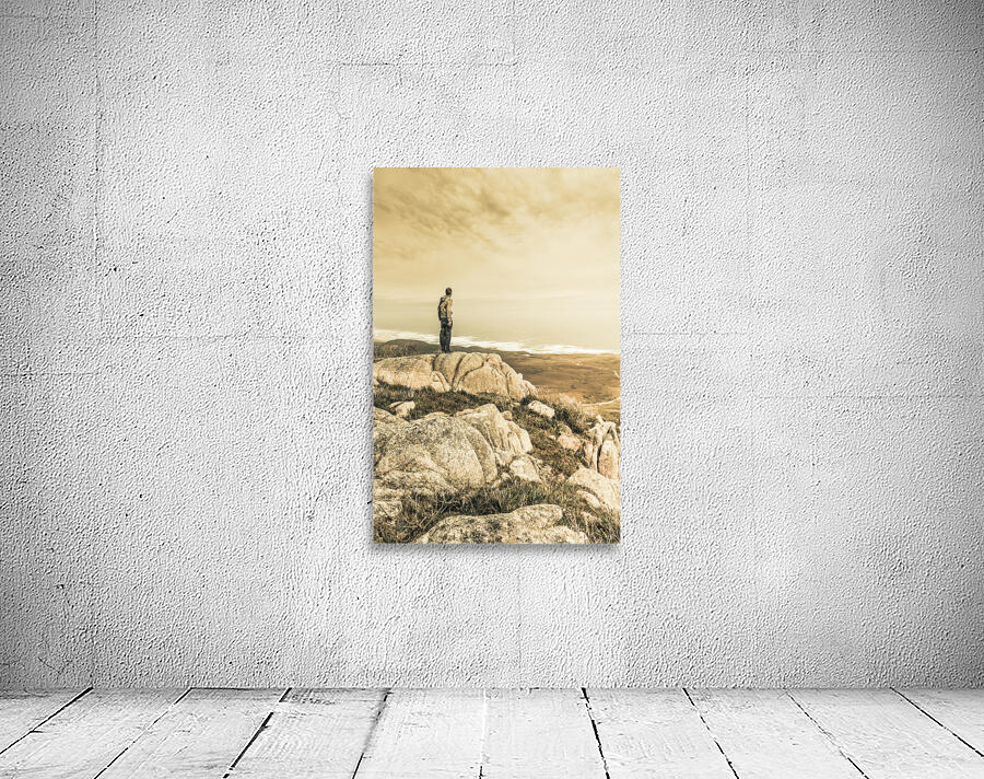 Vintage mountain dreamer Wall Preview