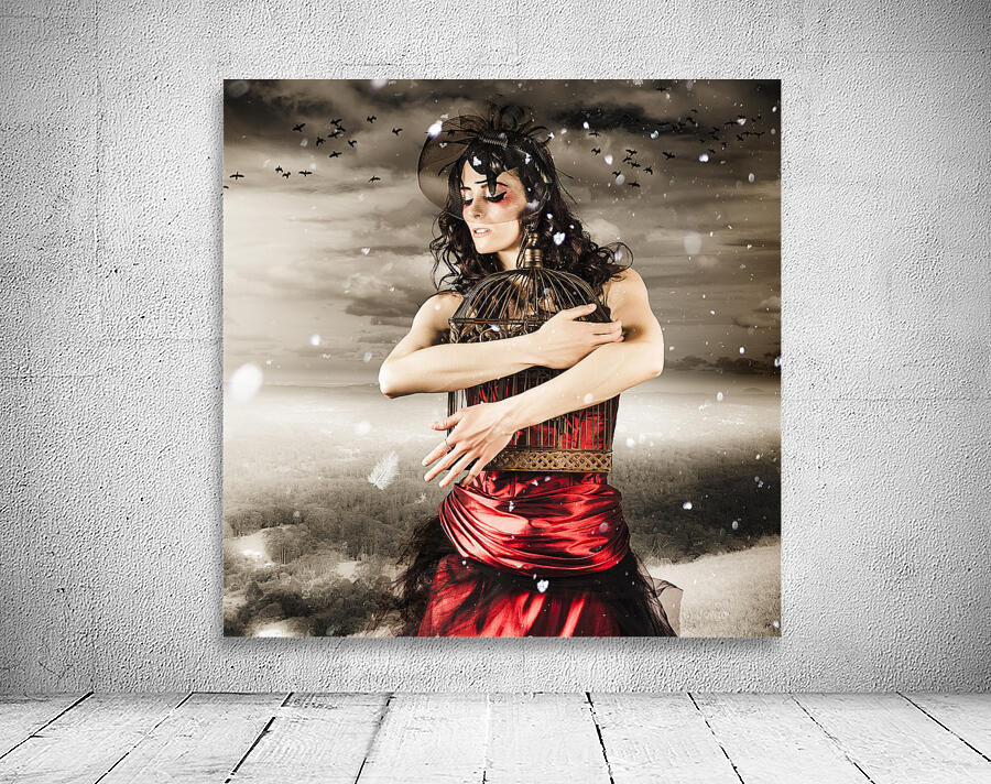 Fashion. Winter Freedom From A Snow Capped Romance Wall Preview