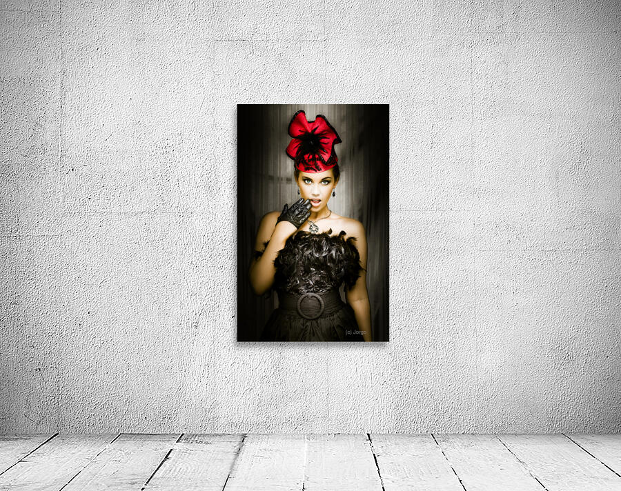 Shocked Cabaret Girl Wall Preview