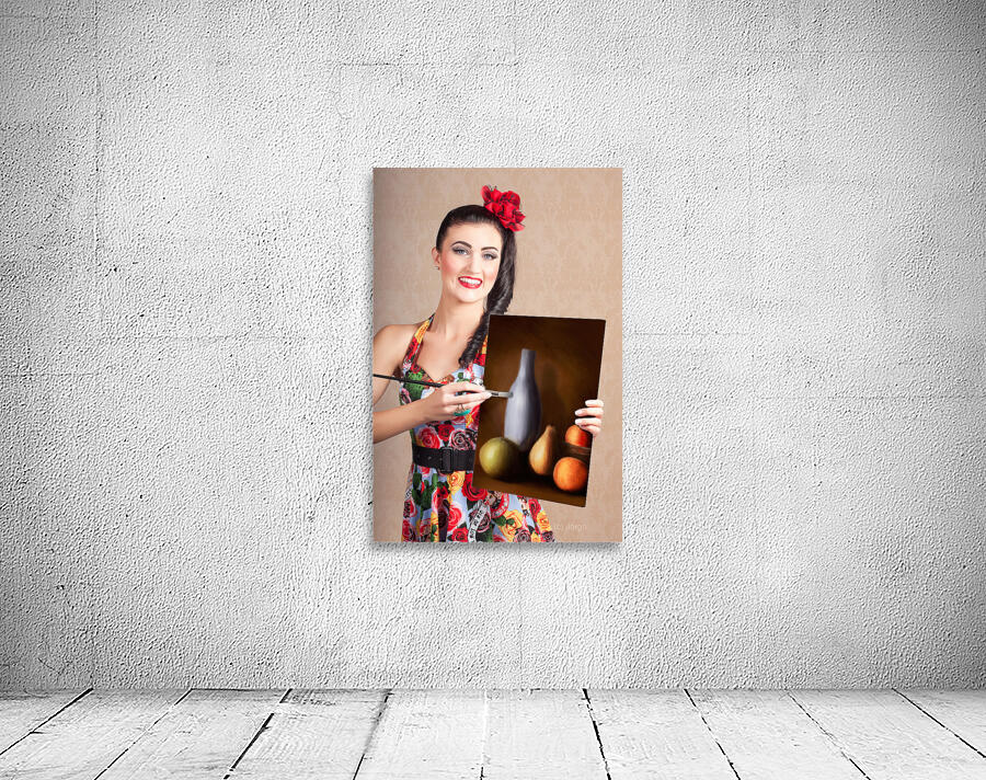 Fine art girl painting still life gallery artwork Wall Preview