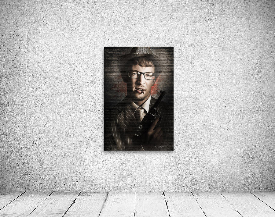 Secret agent biting the bullet Wall Preview