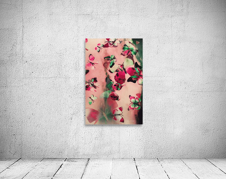 Creative butterfly background Wall Preview